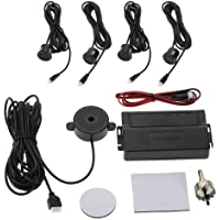 KKmoon Asistencia de Aparcamiento 4 Sensor Radar Kit Reverse Alarma Sistema para Coche Auto
